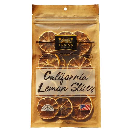 Premium Dried California Lemon Slice Bag