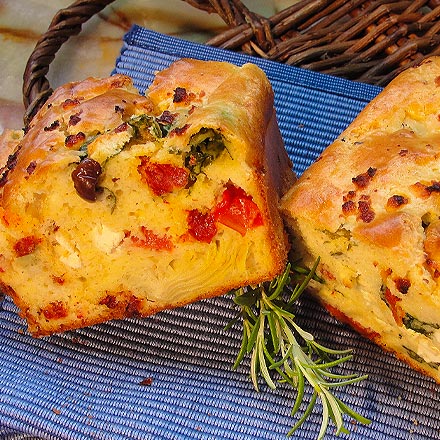 Savory Bread with California Sun Dried Tomatoes