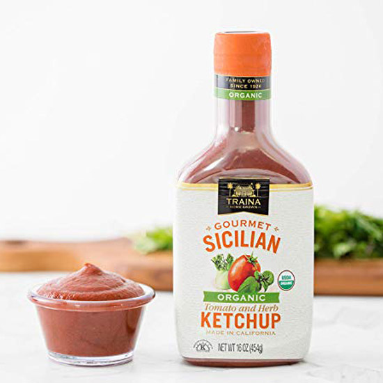 Organic Sicilian Tomato and Herb Ketchup - Bottle - 16oz