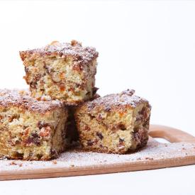 Sour Cream Streusel Coffee Cake with Dried Fruit