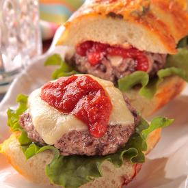 Squeeze a burst Real Sun Dried Tomato Flavor on Your Favorite Burger