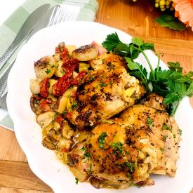 Mediterranean Chicken with  fruitons® Seasoned Sun Dried Tomatoes