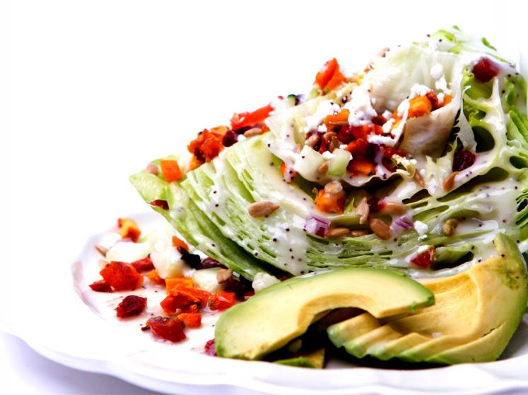 Wedge Salad with Dried Fruit